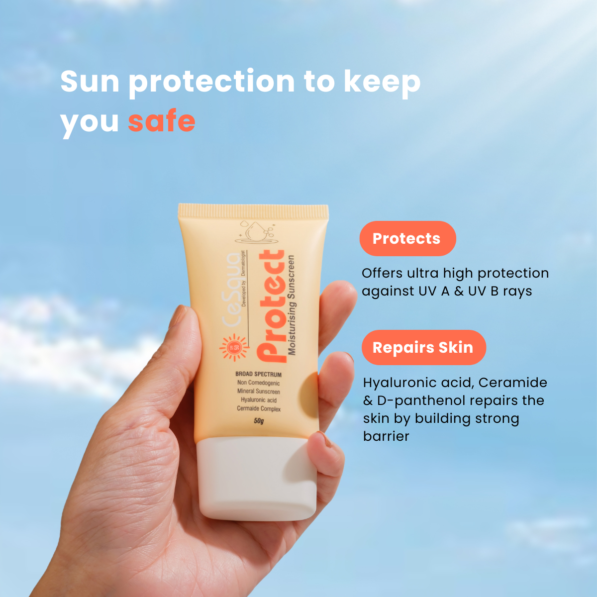 Protect Moisturising Sunscreen